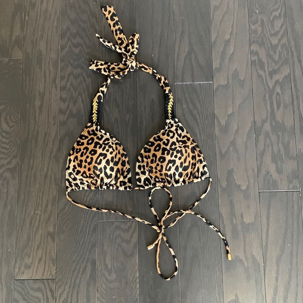 Rampage Leopard Print Bikini Top